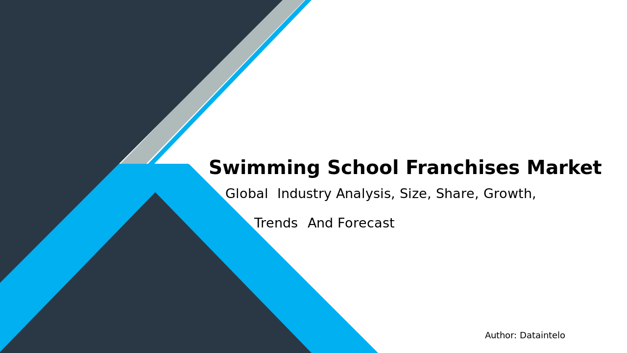 Swimming School Franchises Market Report | Global Forecast From 2025 To 2033