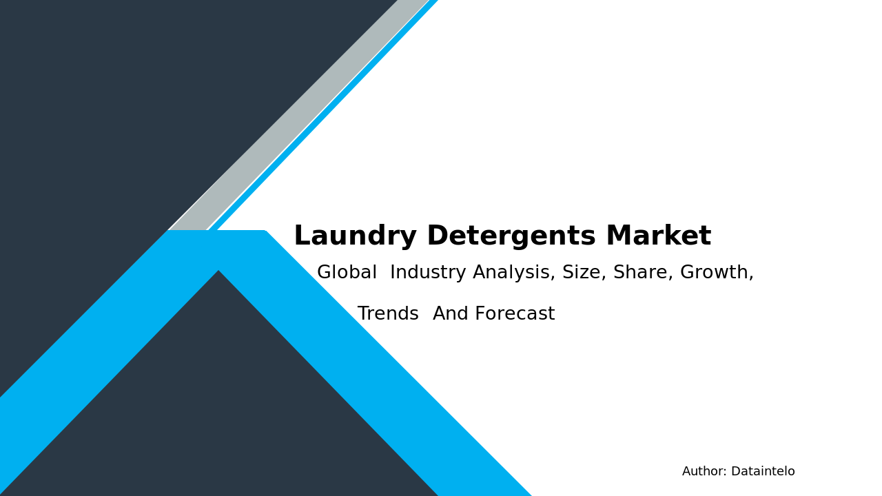 Laundry Detergents Market Report | Global Forecast From 2025 To 2033
